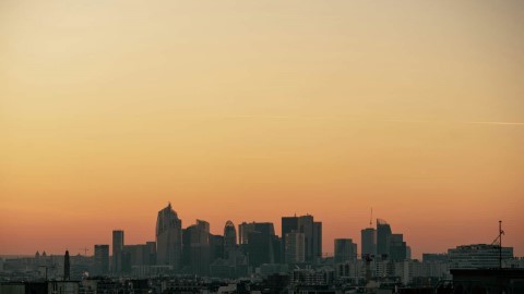 La Défense business district in Paris where ESILV is located